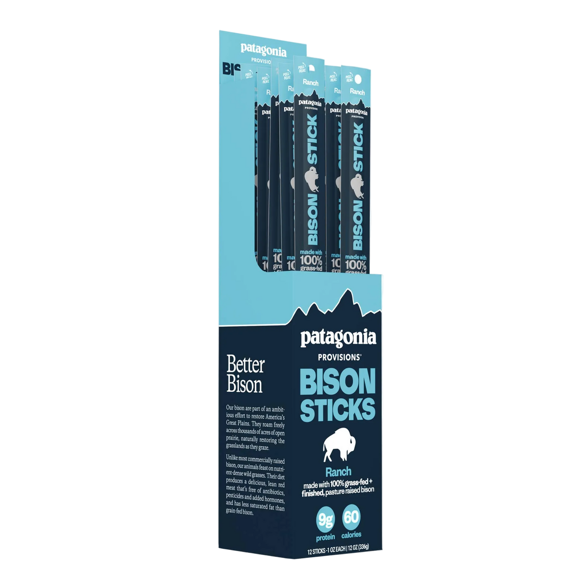 Bison Sticks Singles - Ranch - Grass-Fed and Finished (1 Stick) by Patagonia Provisions