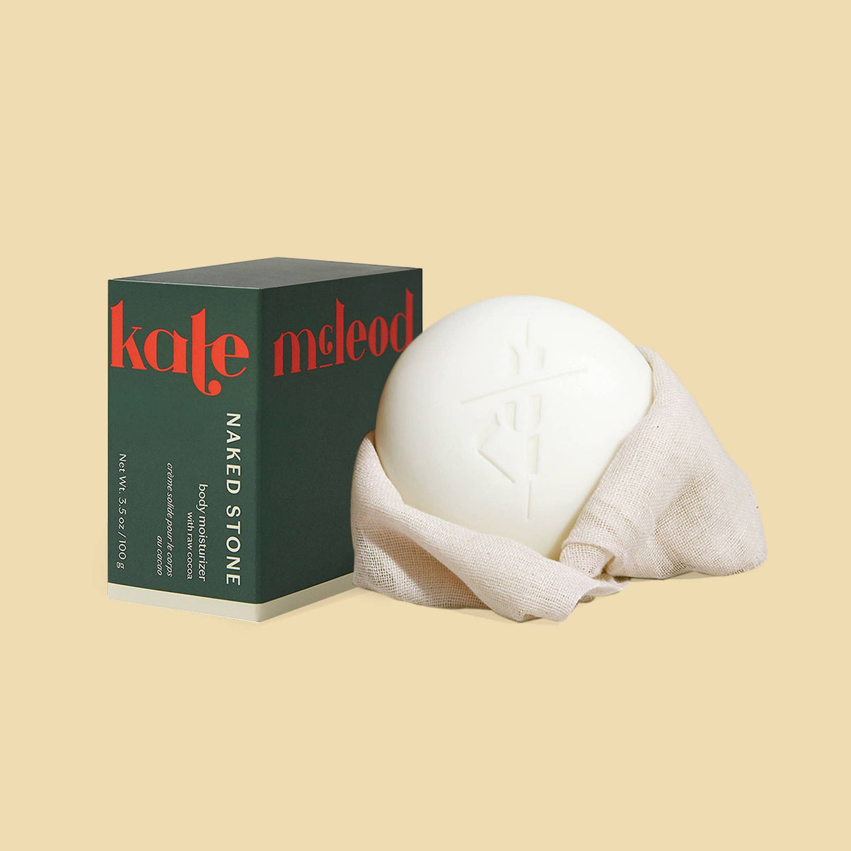 Kate McLeod - Naked Stone | Deep Moisturizing Lotion Bar