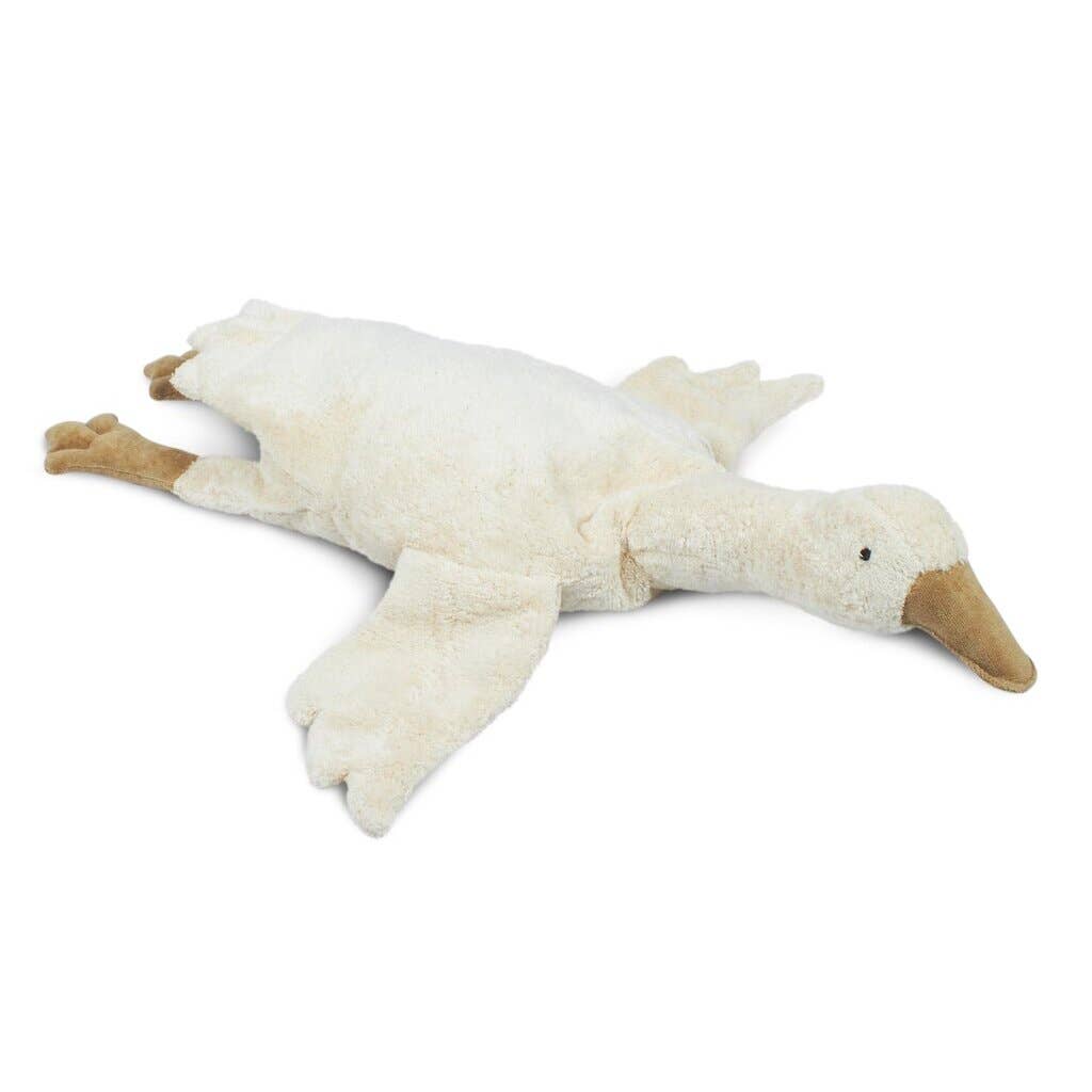 Cuddly animal Goose large | white