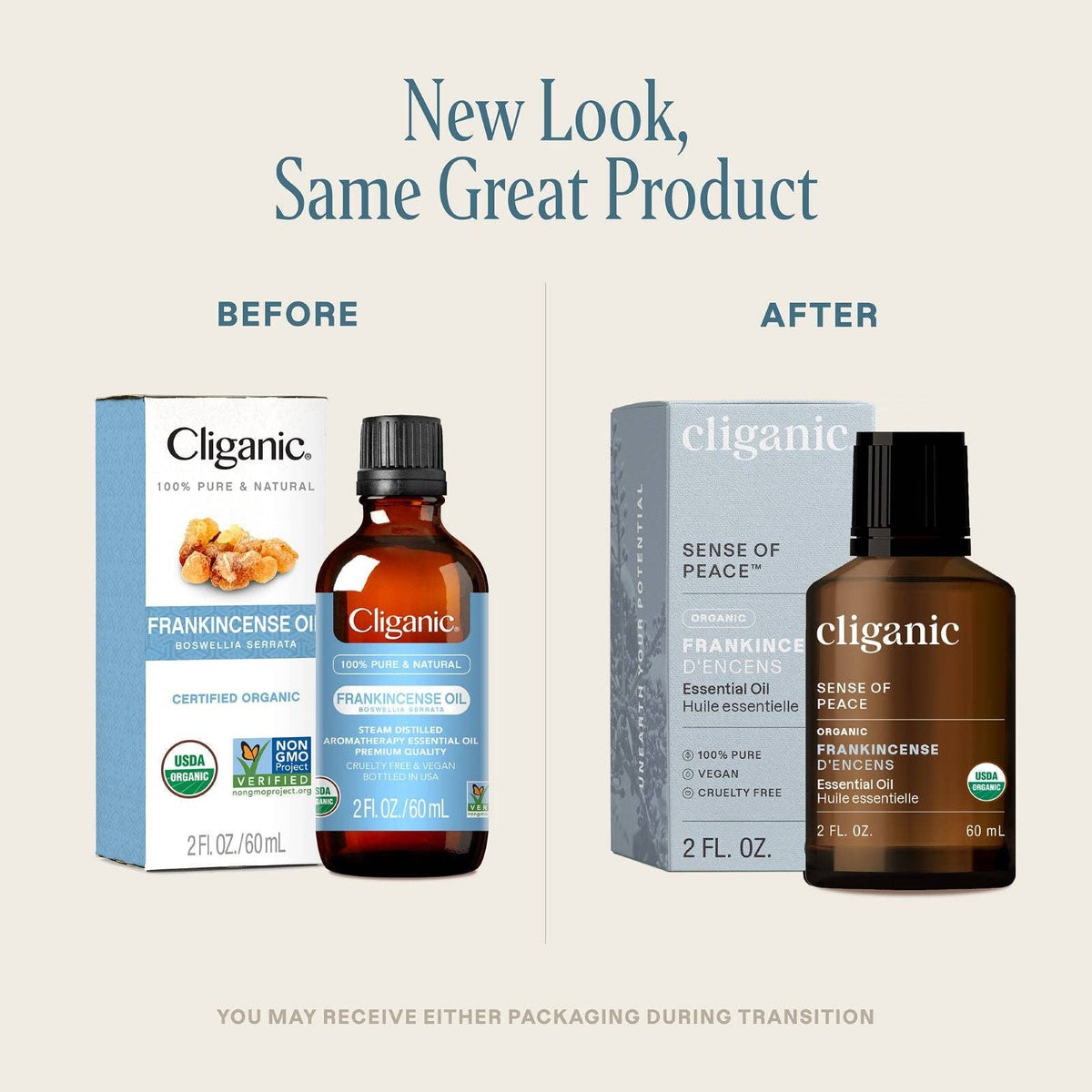 Cliganic - Organic Frankincense Essential Oil 10ml