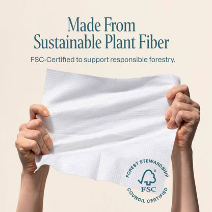 Cliganic - Clean Face Towels XL, Disposable, Ultra-Absorbent