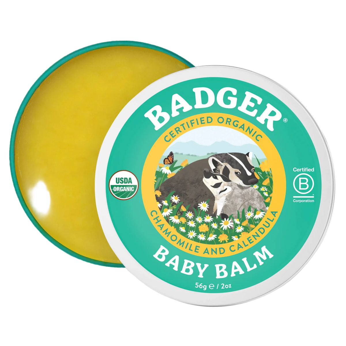 Baby Balm, Soothes Diaper Rash, Cradle Cap & Dry Skin by Badger