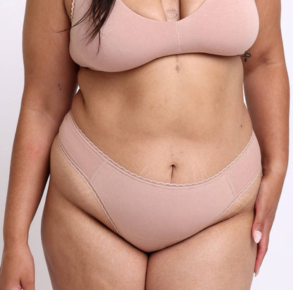Organic Cotton Mid Rise Thong