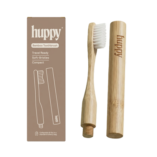 Huppy - Bamboo Collapsible Travel Toothbrush