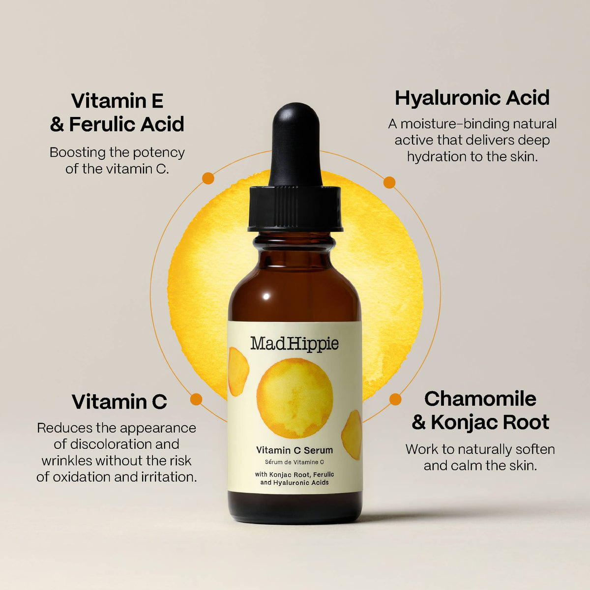 Mad Hippie - Vitamin C Serum - Brightening Natural Skincare