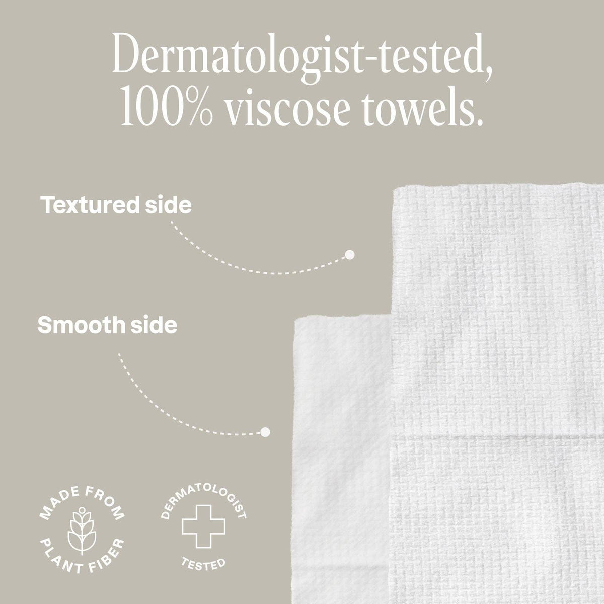 Cliganic - Clean Face Towels XL, Disposable, Ultra-Absorbent
