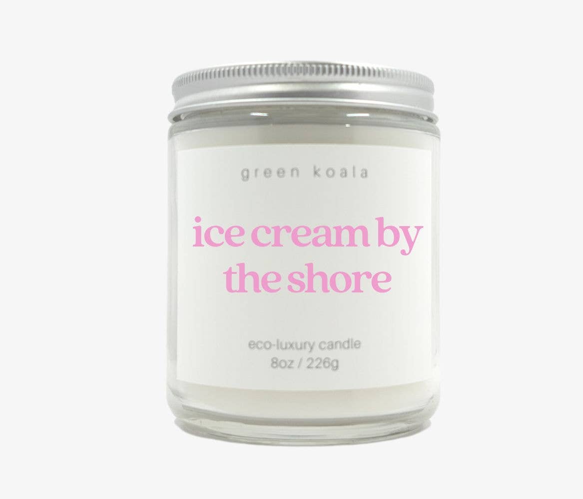 Green Koala - Ice Cream By The Shore 8oz Eco-Luxury Candle