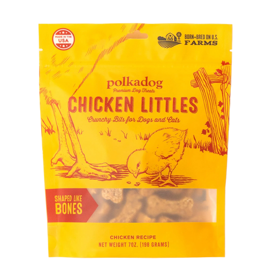 Chicken Littles (Bone Shaped) - 7oz Bag by Polkadog