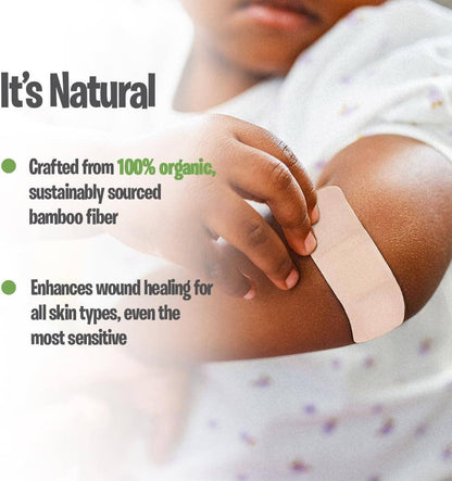 PATCH VALUE PACK - 100 Natural Bamboo Bandages