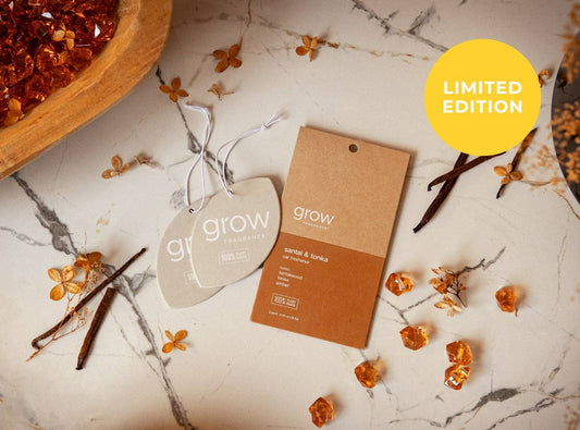 Grow Fragrance - Santal & Tonka Car Freshener