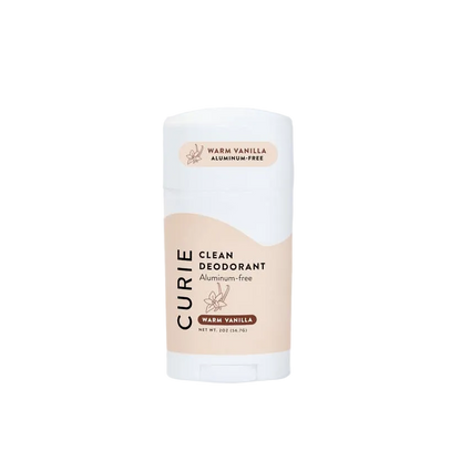 Aluminum Free Deodorant Stick Warm Vanilla by Curie