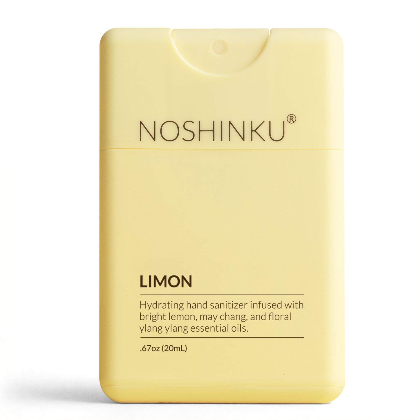Noshinku - Refillable Lemon Ylang-Ylang Moisturizing Pocket Sanitizer