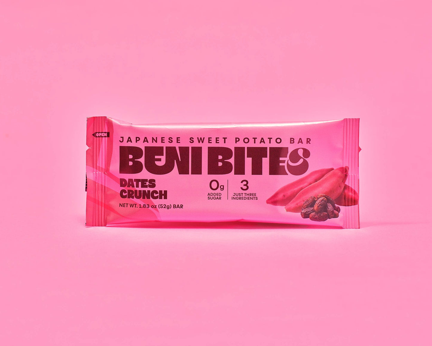 Benibites - Benibites Japanese Dried Sweet Potato Bar Dates Crunch