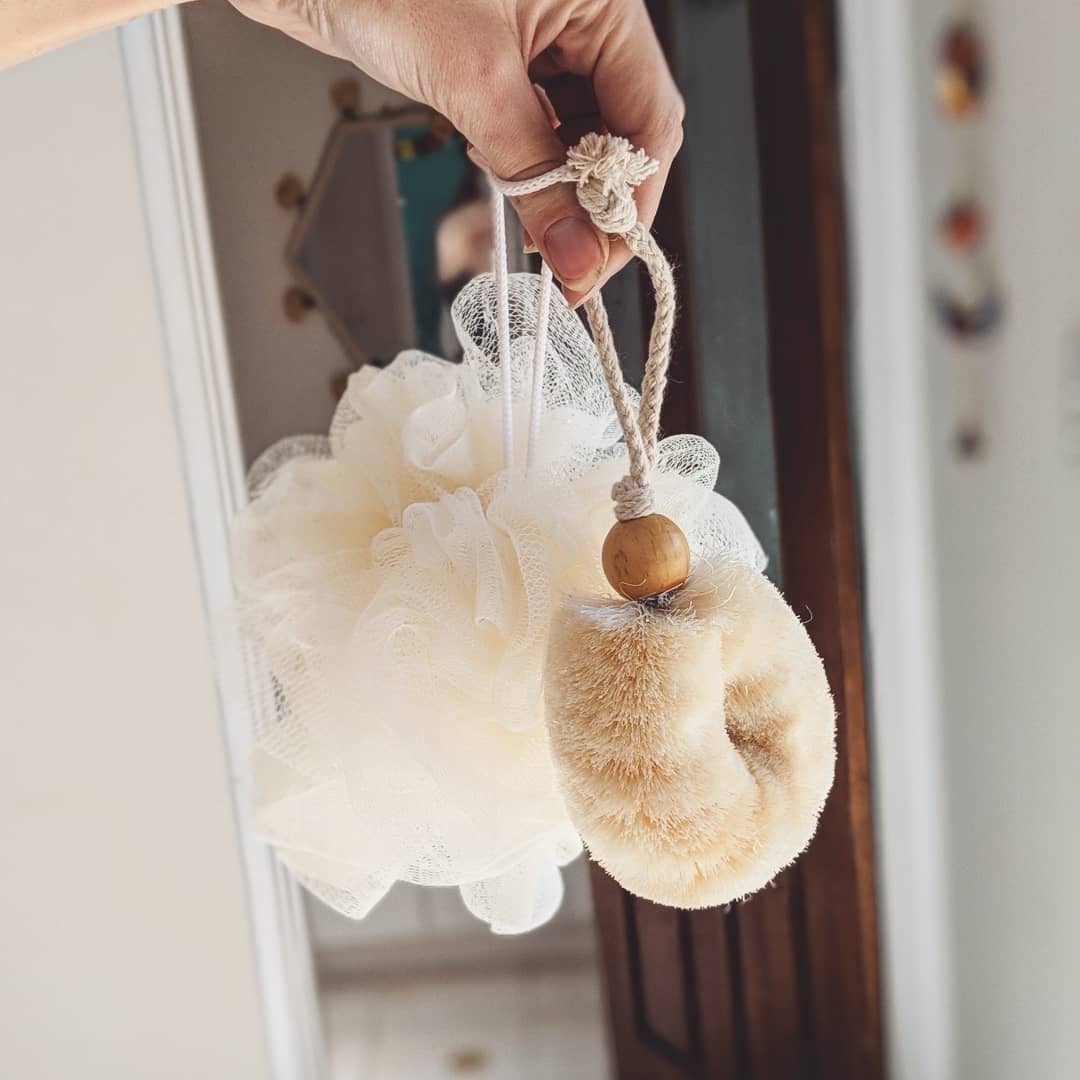 Ethical Global - Spa Shower Puff Body Brushes - Handmade - All Natural