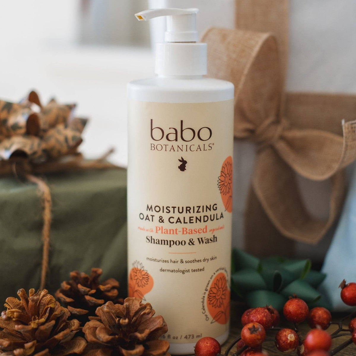 Moisturizing Oat & Calendula Shampoo & Wash - 16oz