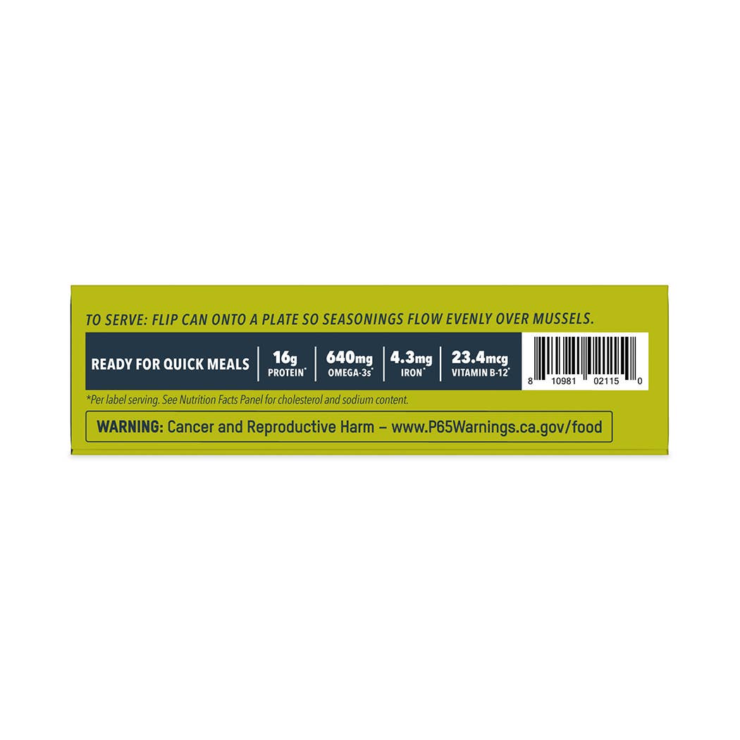 Patagonia Provisions - Tinned Fish - Lemon Herb Mussels