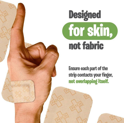 PATCH MIXED PACK - 100 Assorted Size Bandages