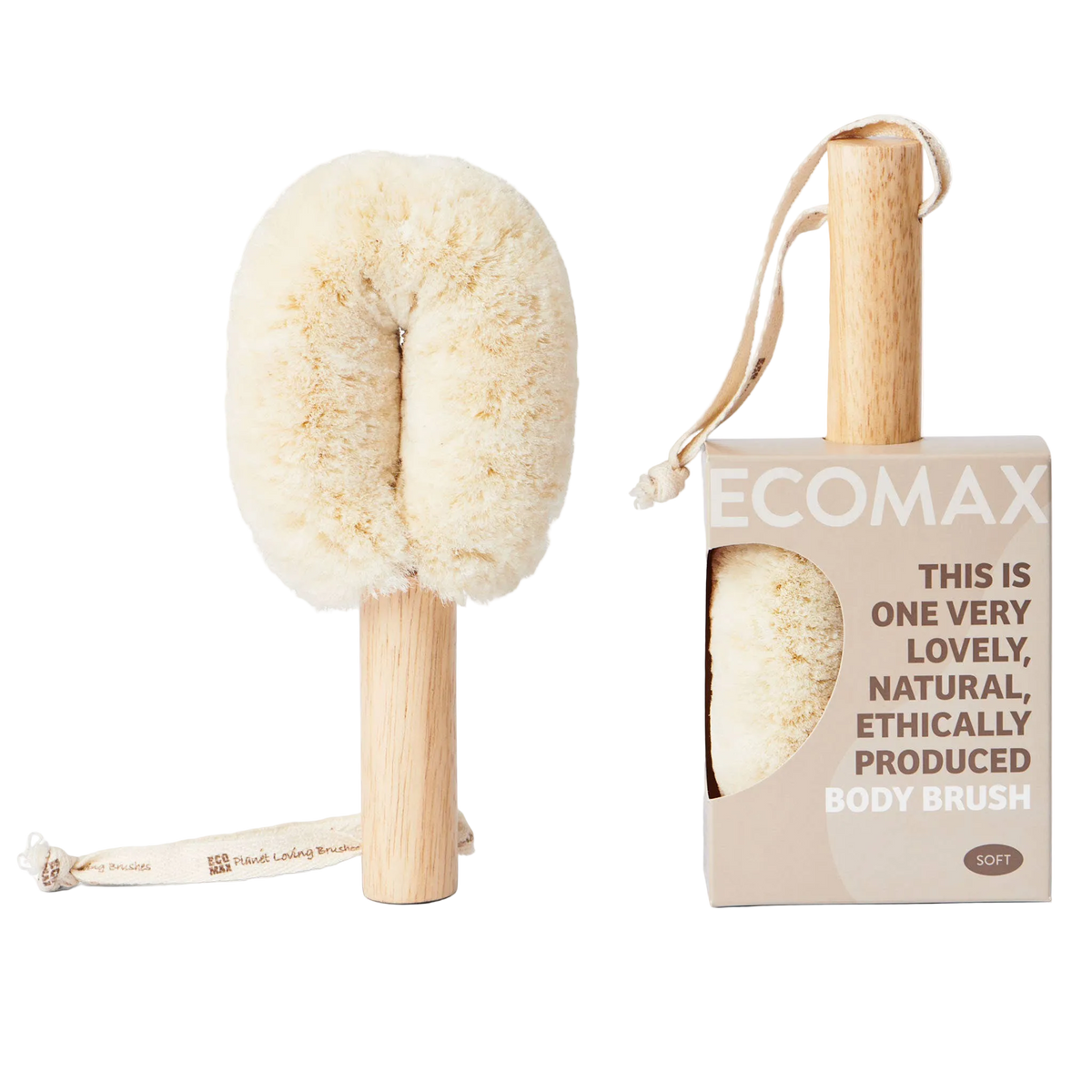 Spa Body Brush – Soft Jute by Ethical Global