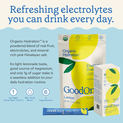 GoodOnya - Organic Electrolyte Packets | GoodOnya | 42-Serving Bags