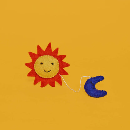 Ware of the Dog - Wool Sun & Moon Cat Toy