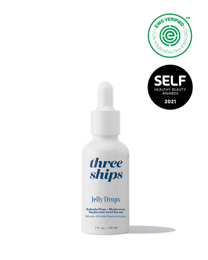Three Ships - TESTER - Jelly Drops Kakadu Plum + Mushroom Hyaluronic Acid Serum - NOT FOR RESALE
