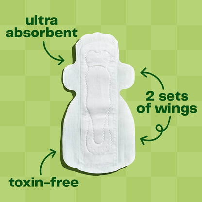 Viv Bamboo Winged Pads - Plant-Based Day & Night Pads