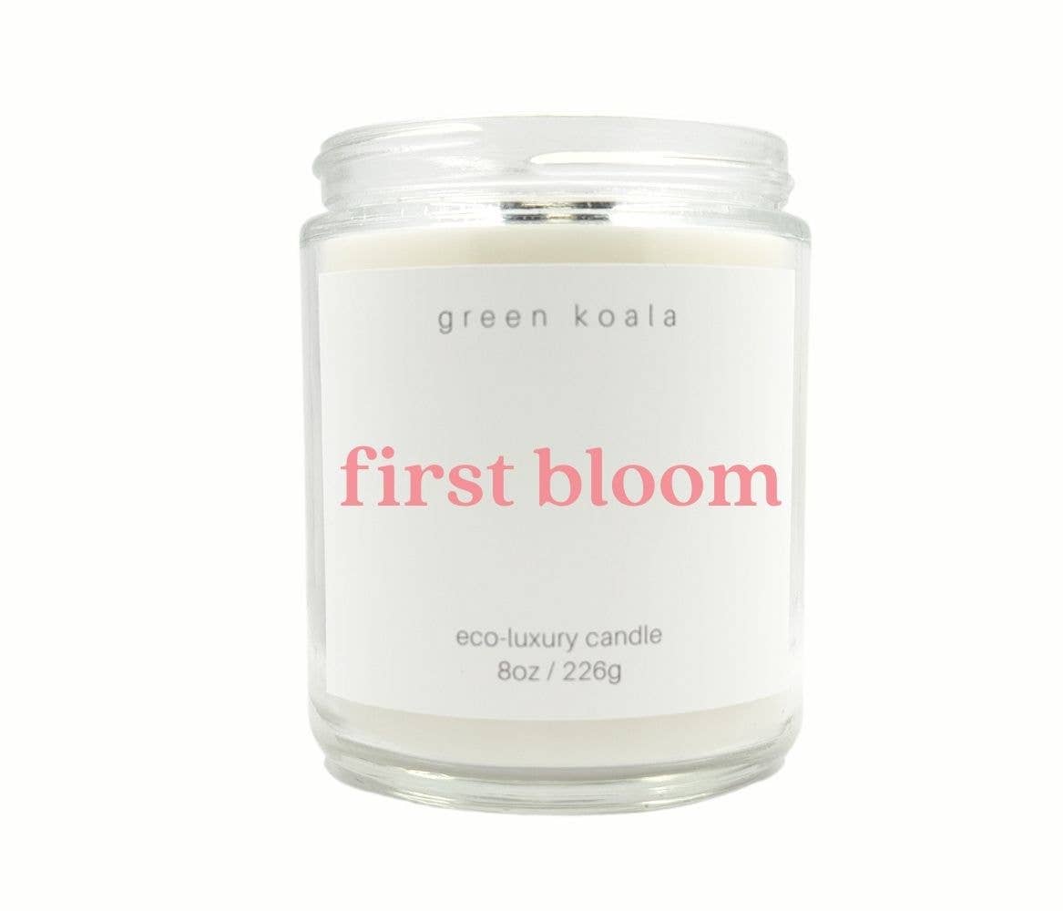 Green Koala - First Bloom 8oz Eco-Luxury Candle