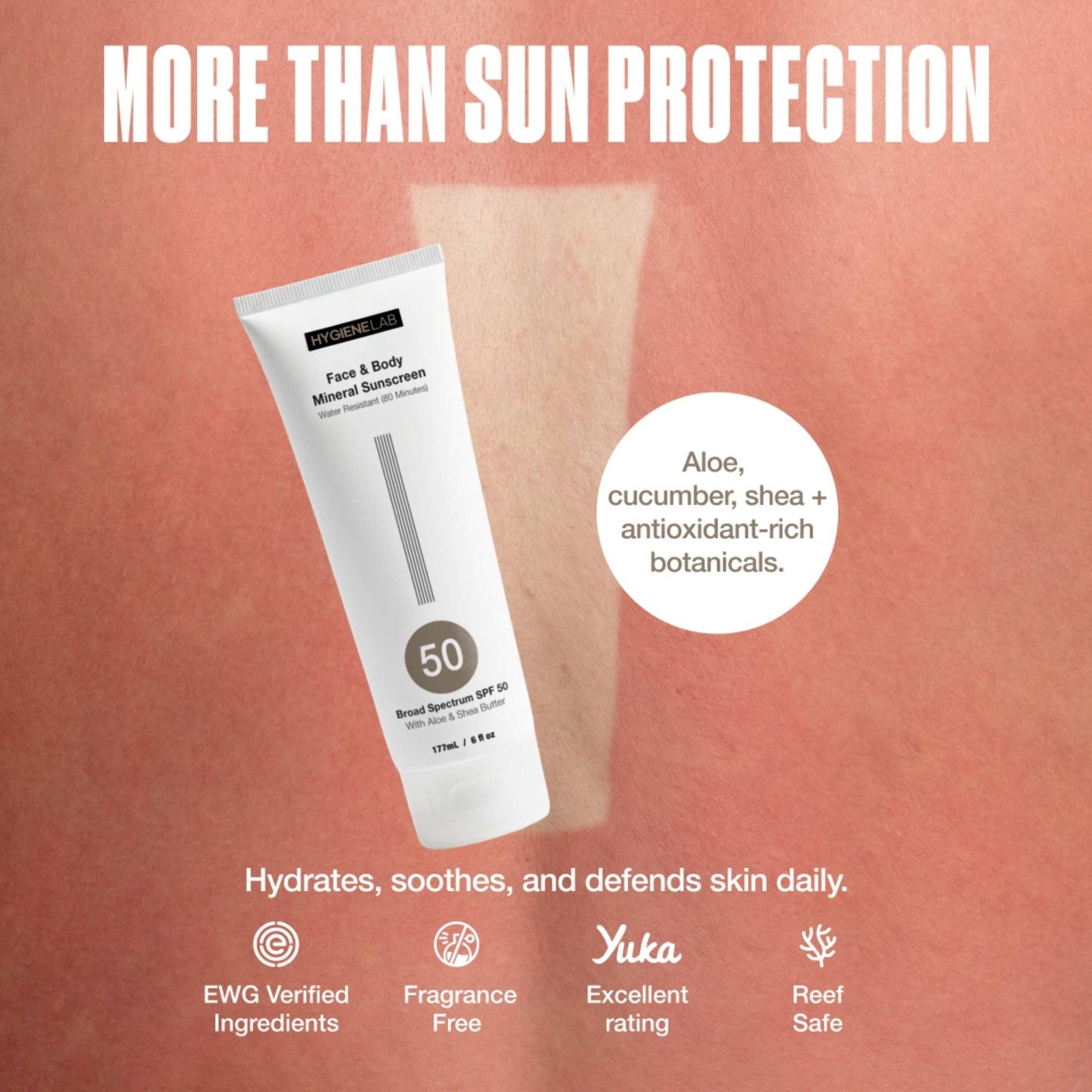 HygieneLab - Face and Body Mineral Sunscreen
