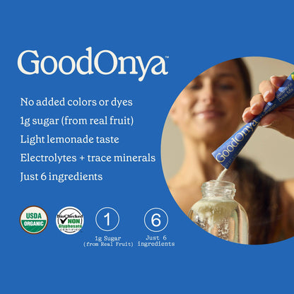 GoodOnya - Organic Electrolyte Packets | GoodOnya | 100 Loose Sticks