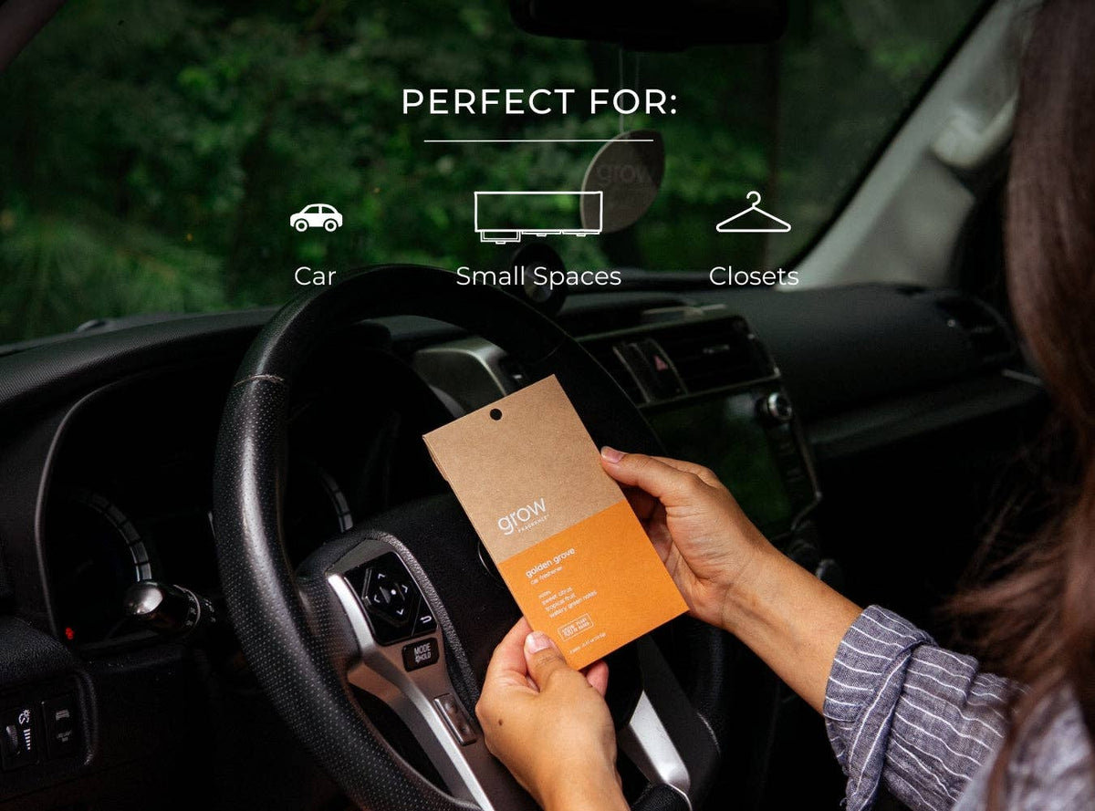 Grow Fragrance - Golden Grove Car Freshener