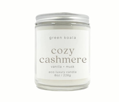 Green Koala - Cozy Cashmere 8oz Eco-Luxury Candle