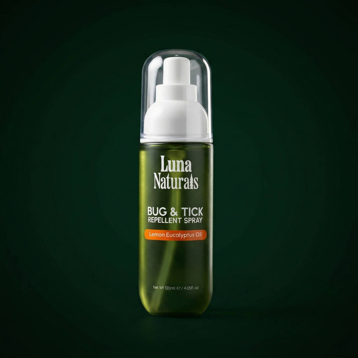 Luna Naturals - Bug & Tick Repellent Spray | Lemon & Eucalyptus Oil | 120ml