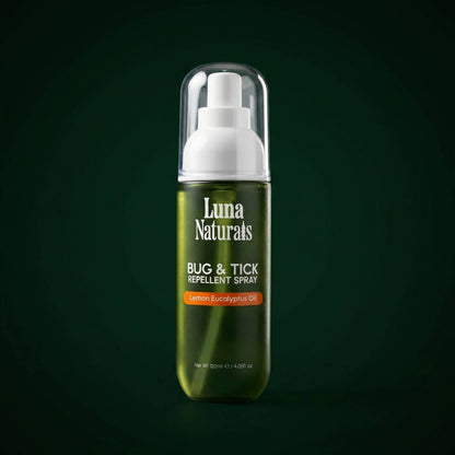 Luna Naturals - Bug & Tick Repellent Spray | Lemon & Eucalyptus Oil | 120ml