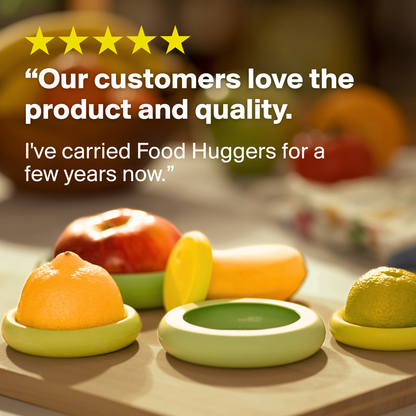 Food Huggers - Reusable Silicone Food Savers – Autumn Harvest (Set of 5)