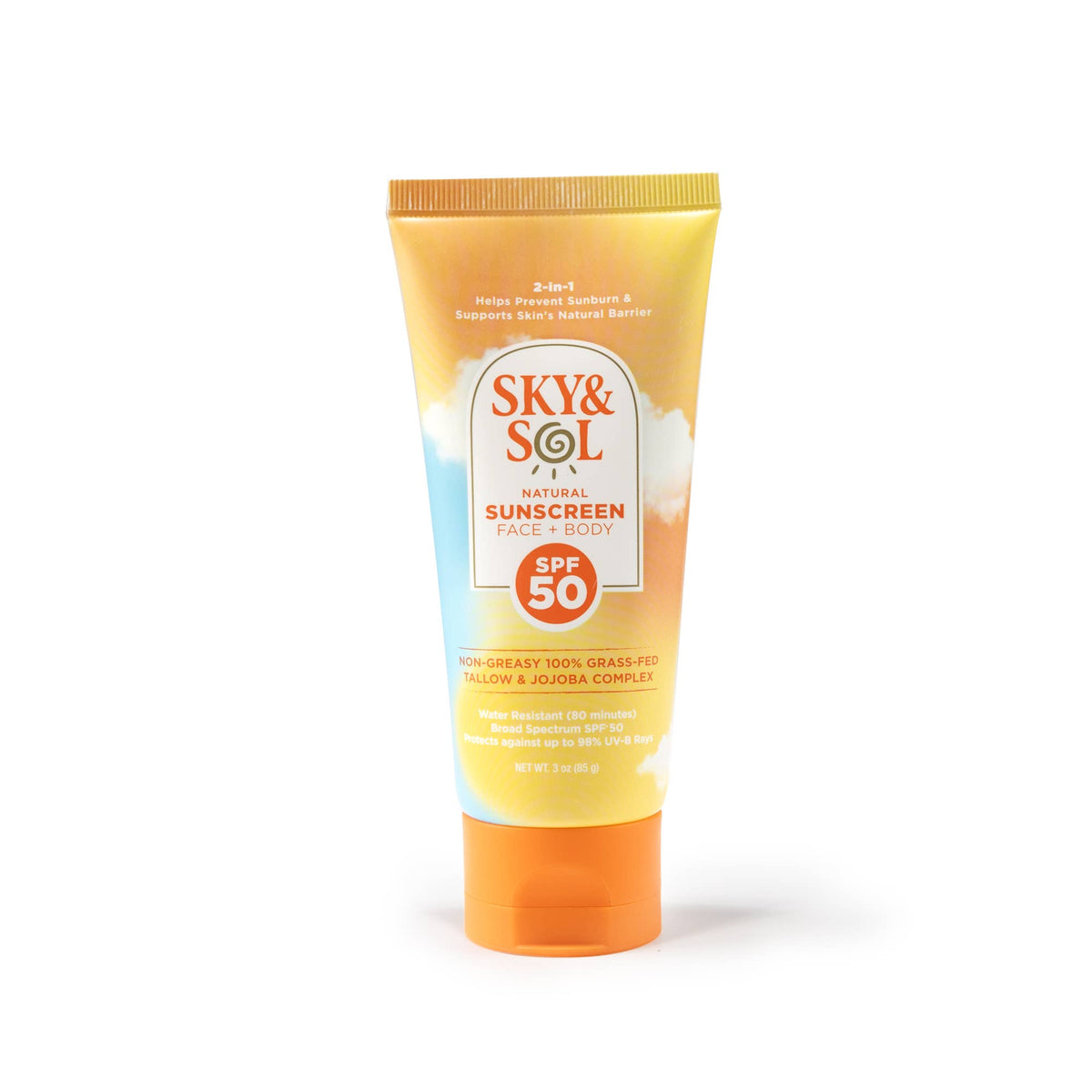 Sky and Sol - Natural Sunscreen Face and Body SPF 50