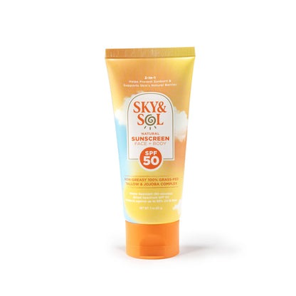 Sky and Sol - Natural Sunscreen Face and Body SPF 50