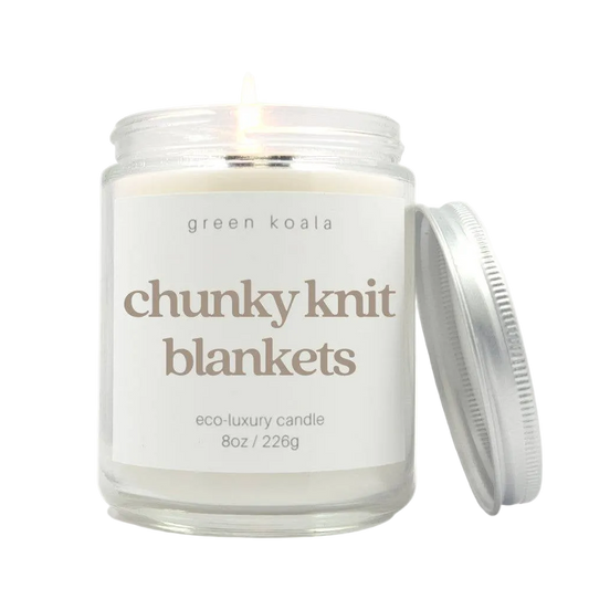 Chunky Knit Blanket 8oz Eco-Luxury Candle