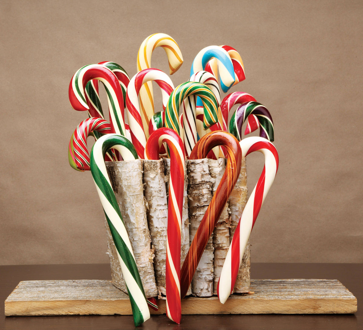 Organic Hand-Spun Jumbo Candy Cane - Mint - 1.75 oz