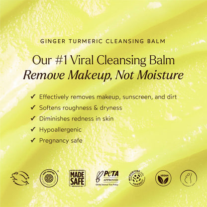 Ginger Turmeric Makeup Removing Cleansing Balm