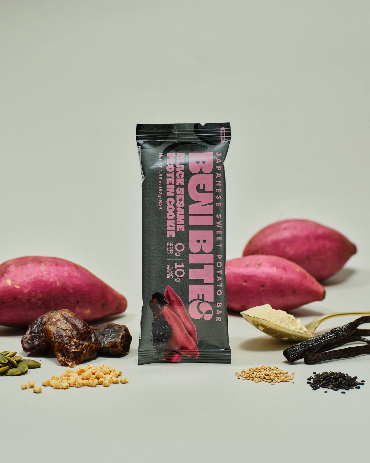 Benibites - Benibites Japanese Dried Sweet Potato Bar Black Sesame