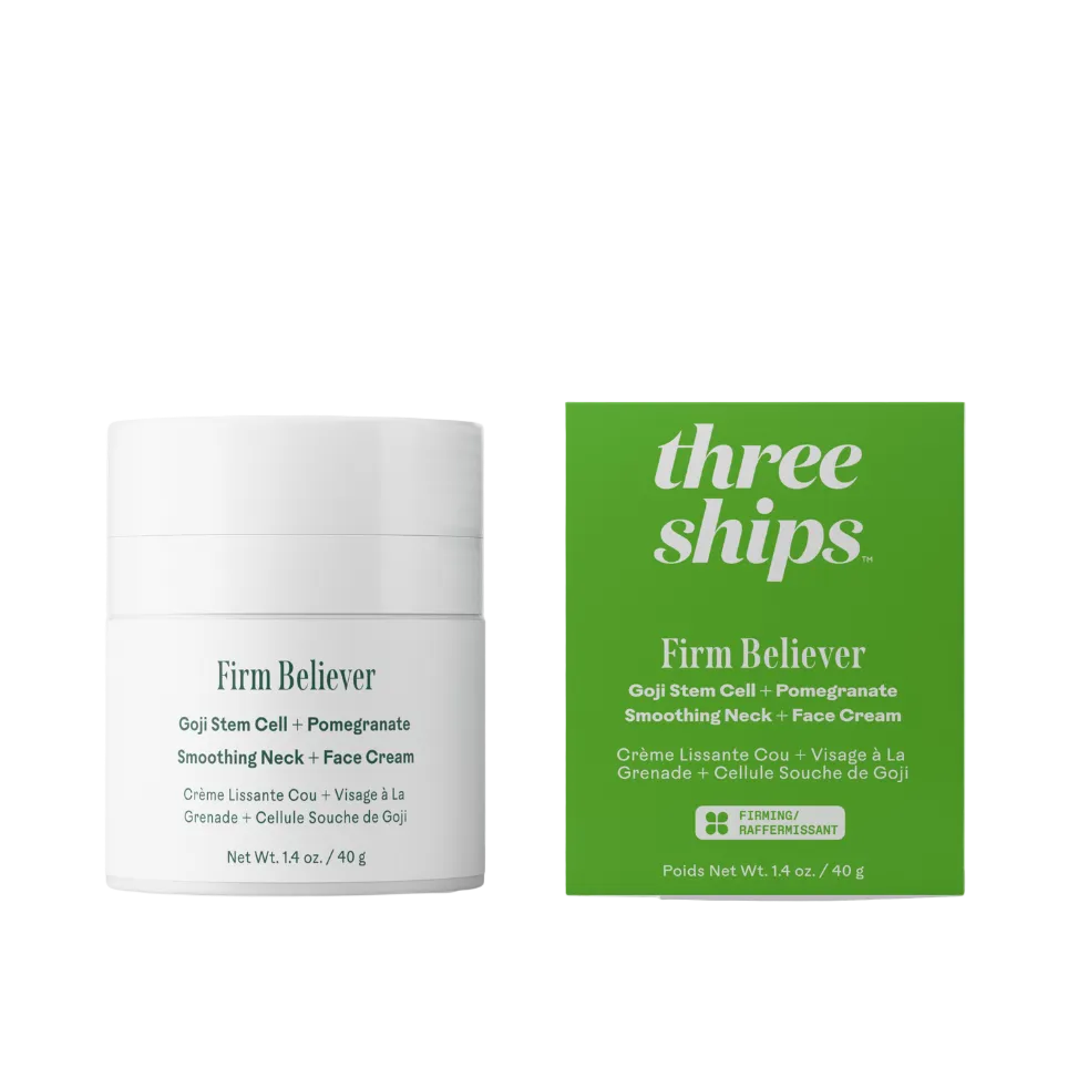 Firm Believer Goji Stem Cell + Pomegranate Smoothing Neck + Face Cream by Three Ships