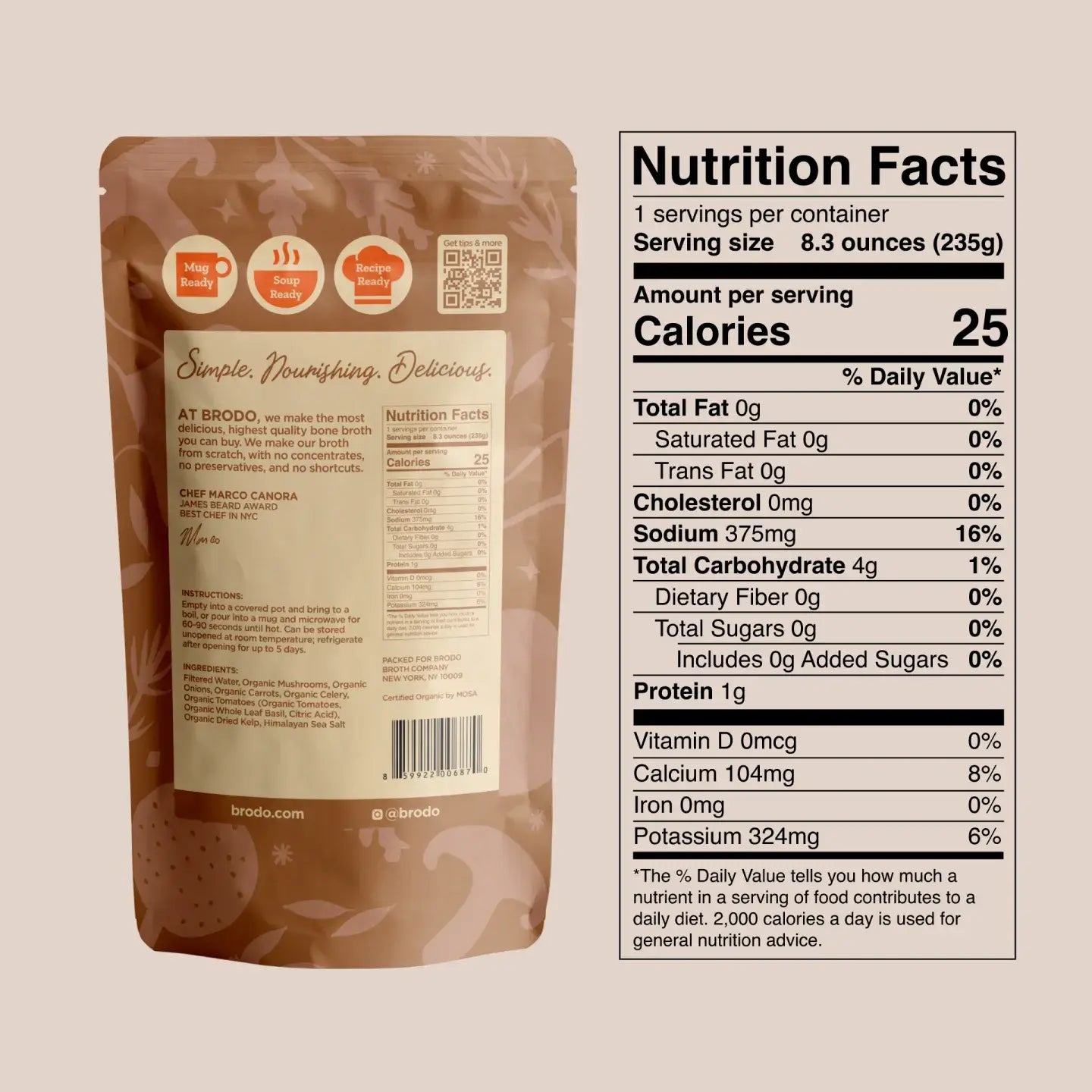 Brodo Organic Mushroom Broth