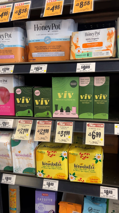 Viv Menstrual Cup & Disc Wash - All Natural Gel Cleanser