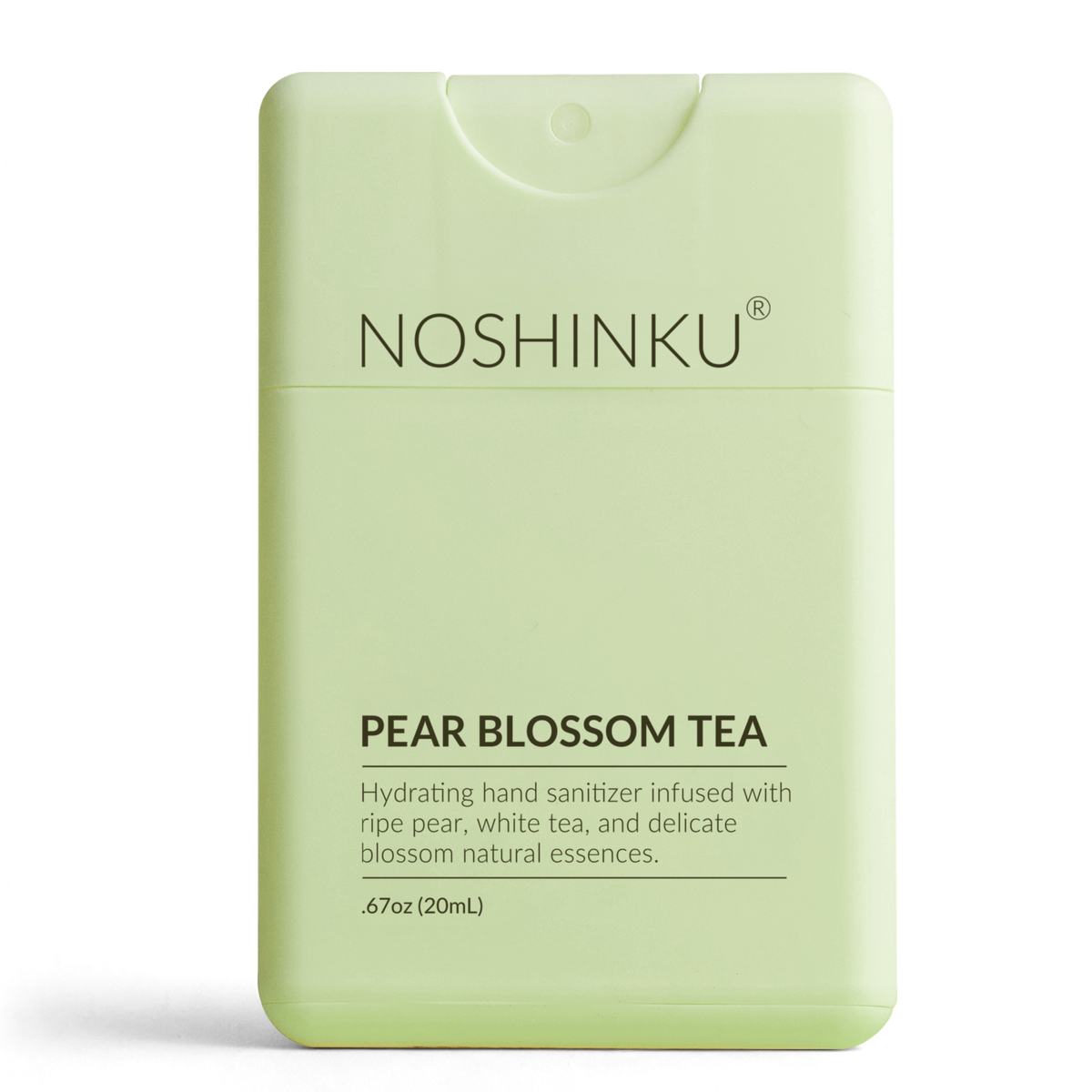 Noshinku - Refillable Pear Blossom Tea Hydrating Pocket Hand Sanitizer