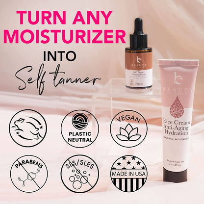 Beauty By Earth - Self Tanner Drops 1oz (3 Shades)