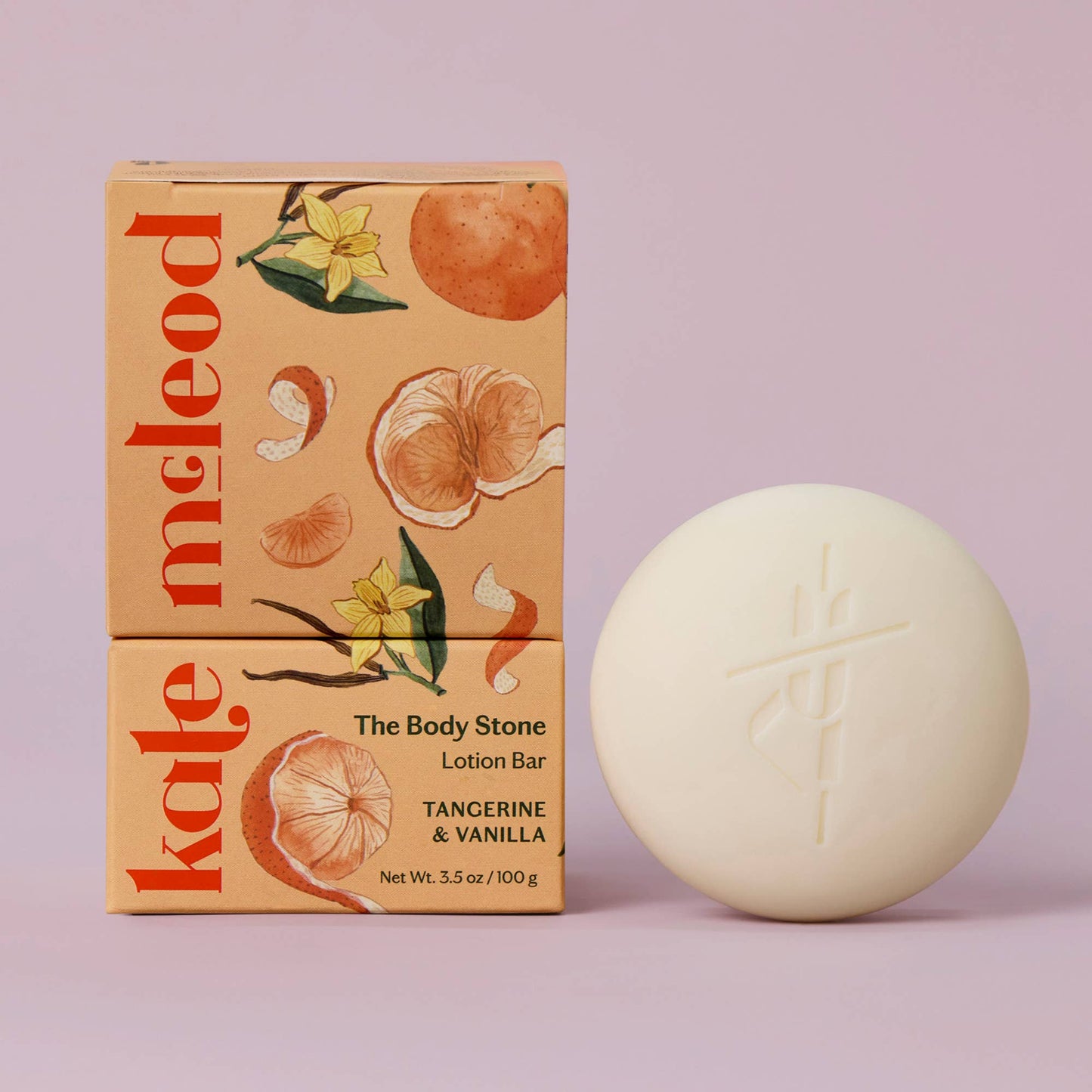 Kate McLeod - Tangerine & Vanilla | Deep Moisturizing Lotion Bar