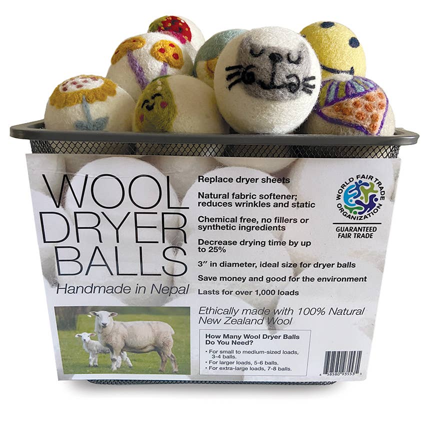 Ethical Global - Dogs: Eco Wool Dryer Balls Fair Trade