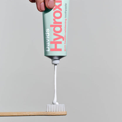 Davids Health Sciences, Inc - Davids Hydroxi™ gum health+whitening nano hydroxyapatite premium toothpaste / peppermint