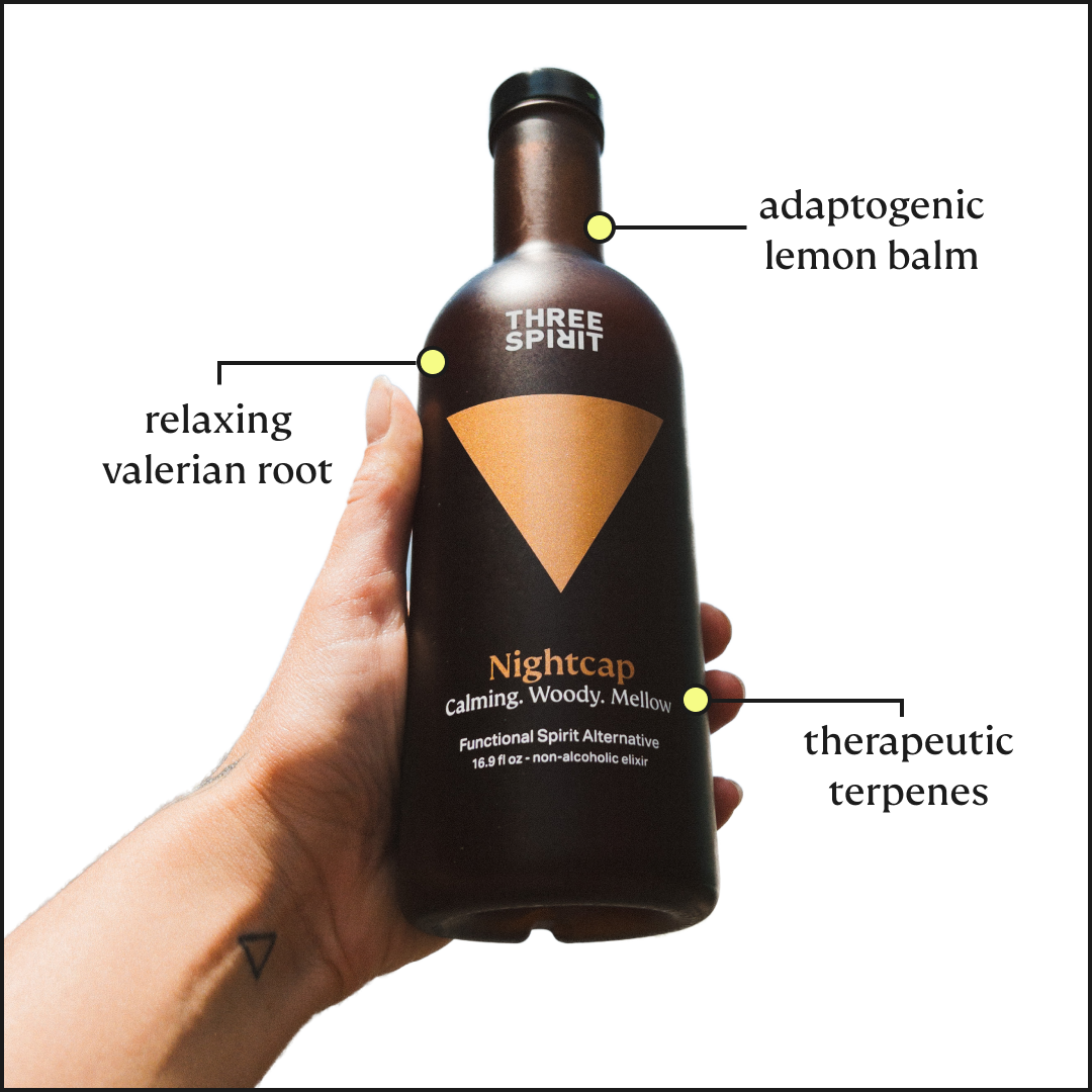 Three Spirit Nightcap |  Functional Non Alcoholic Spirit
