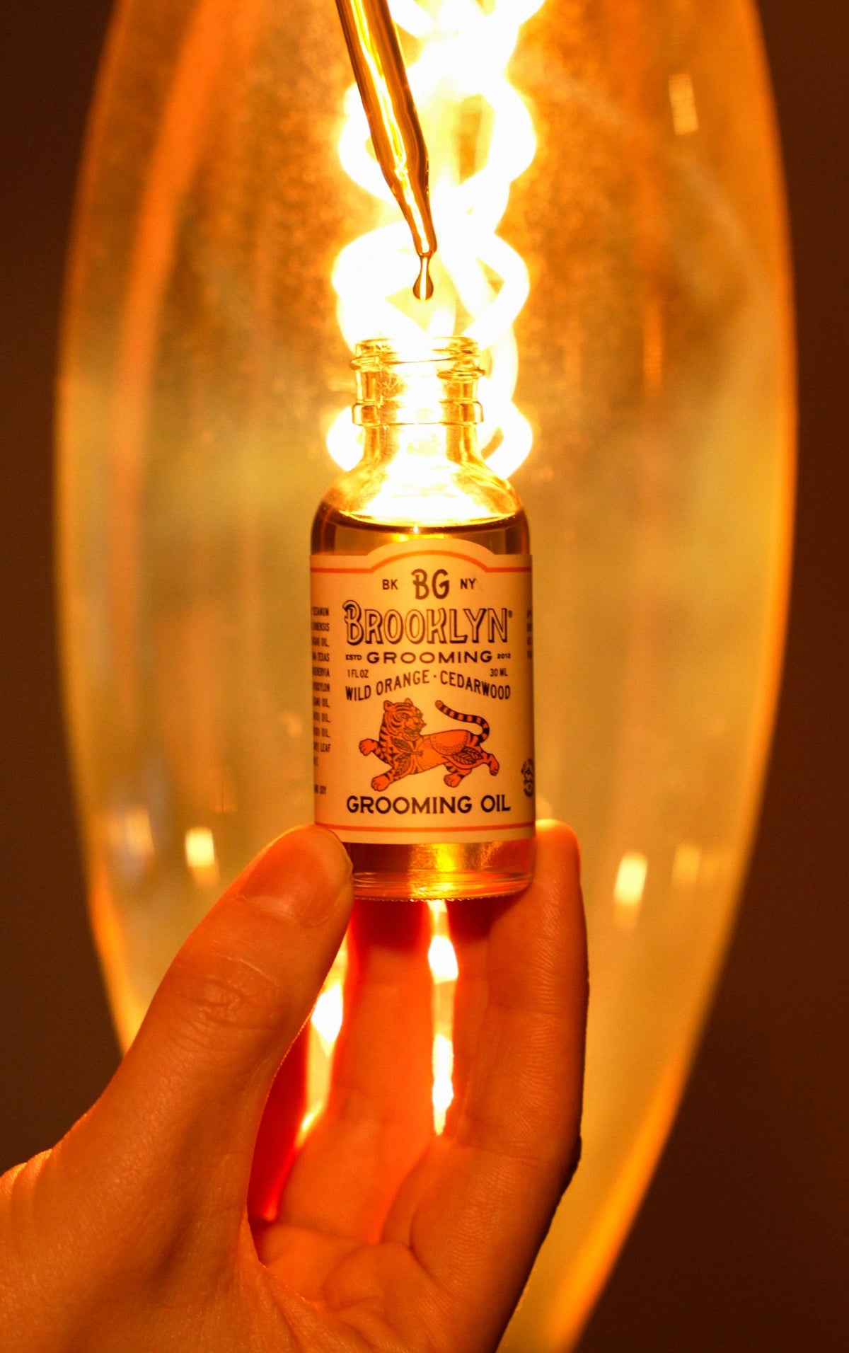 Brooklyn Grooming - Wild orange and Cedar wood grooming oil